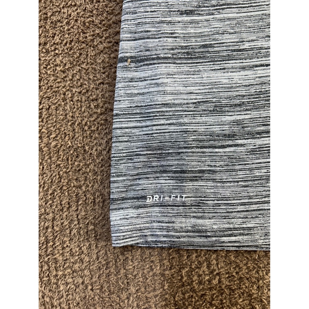 Nike New England Patriots NFL Dri-Fit Shirt Mens Large Grey Space Dye Training - Picture 8 of 8